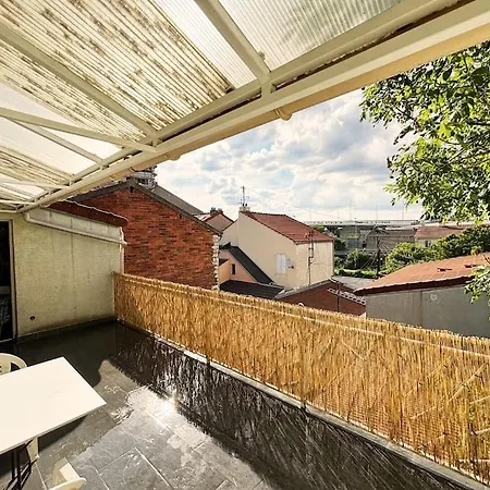 Cozy Avec Terrasse, Ideal Pour Les Jo! *